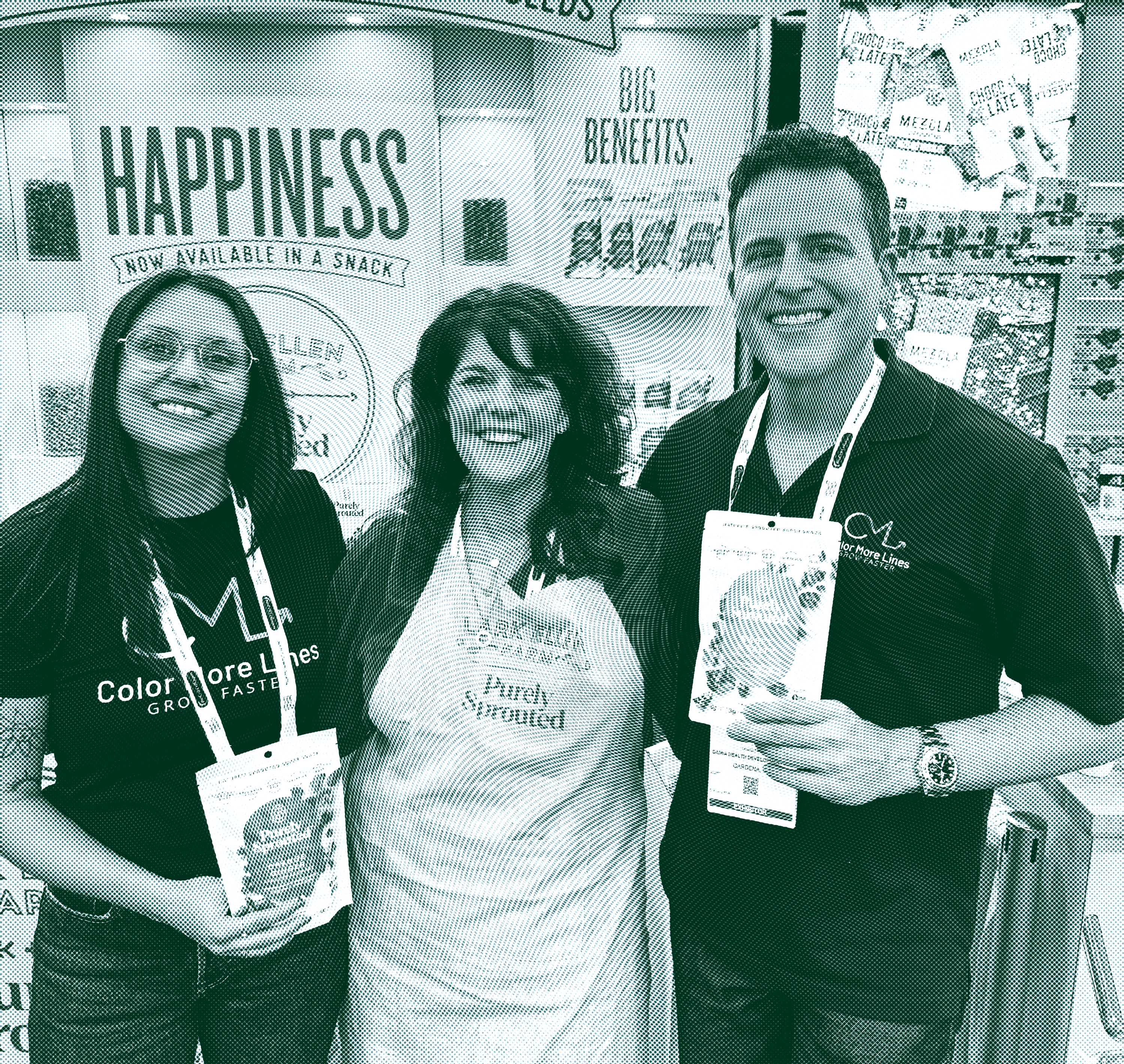 Color More Lines team with happy client